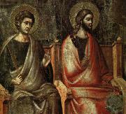 CAVALLINI, Pietro, The Last Judgement (detail of the Apostles) fg